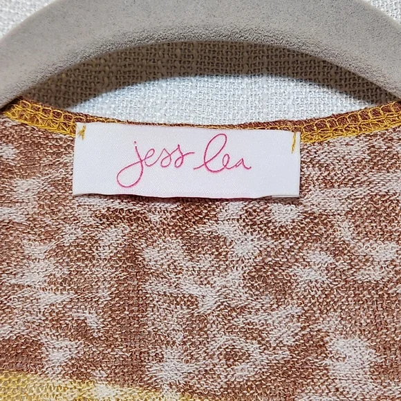 Jess Lea Striped Colorful Lightweight Duster Cardigan Long Sleeve Boho Small - Picture 5 of 9